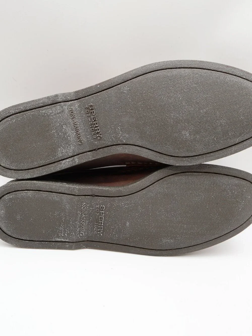 Sperry A/O Penny Loafers Mens 10.5 Brown Leather Slip On Boat Shoes